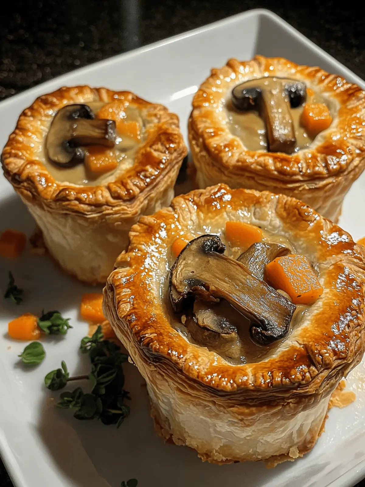 Magical Vegan Butter Mushroom Pies for Cozy Comfort Eating 2 Magical Vegan Butter Mushroom Pies