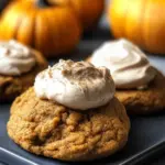 Soft Spiced Vegan Pumpkin Cookies