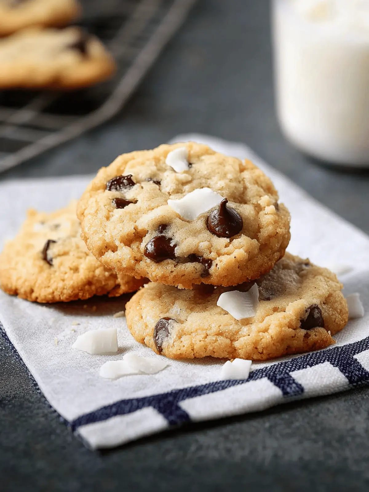 Coconut Chocolate Chip Cookies