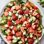 Strawberry Watermelon Feta Salad