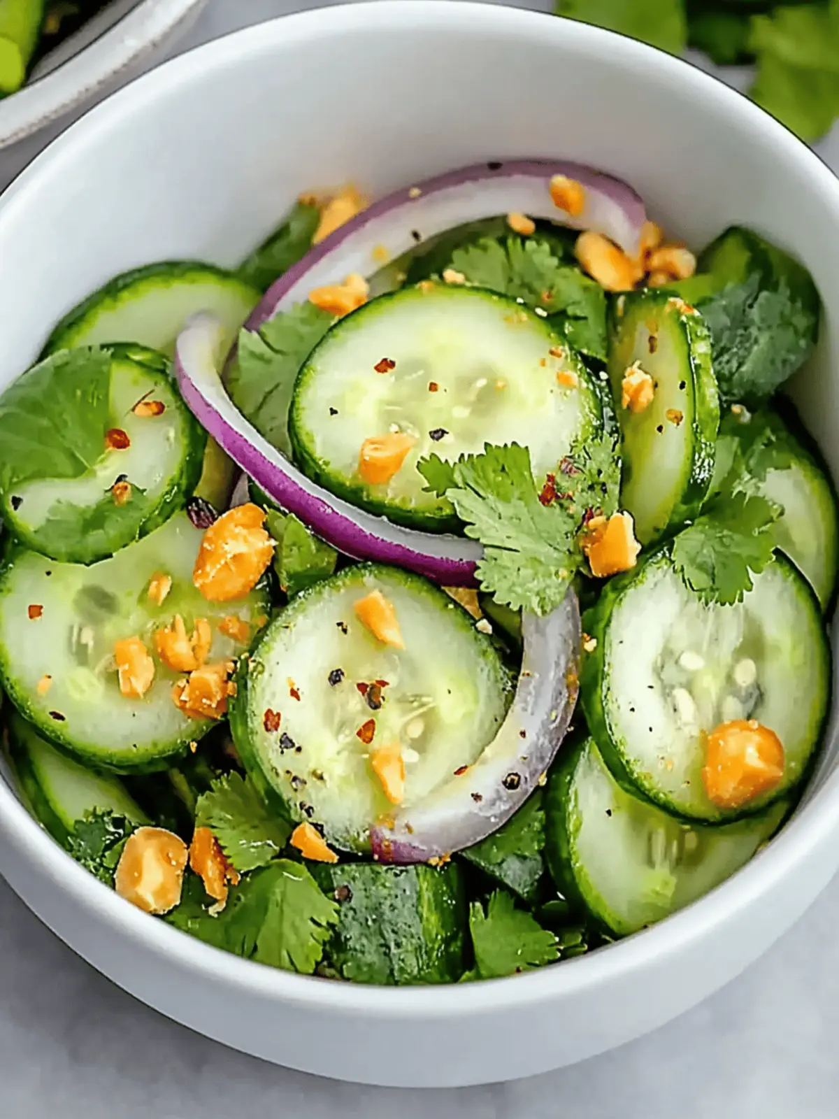 Juicy Thai Cucumber Salad