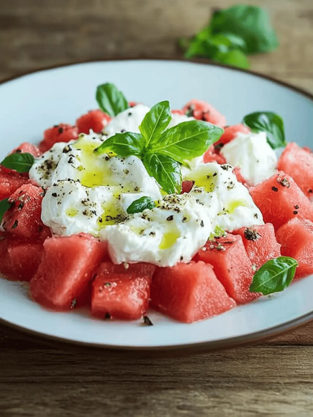Watermelon Burrata Salad