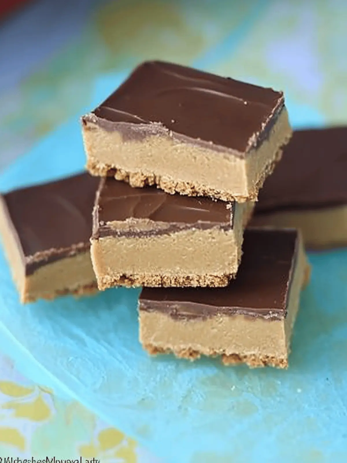 Reese’s Peanut Butter Bars {No Bake!}