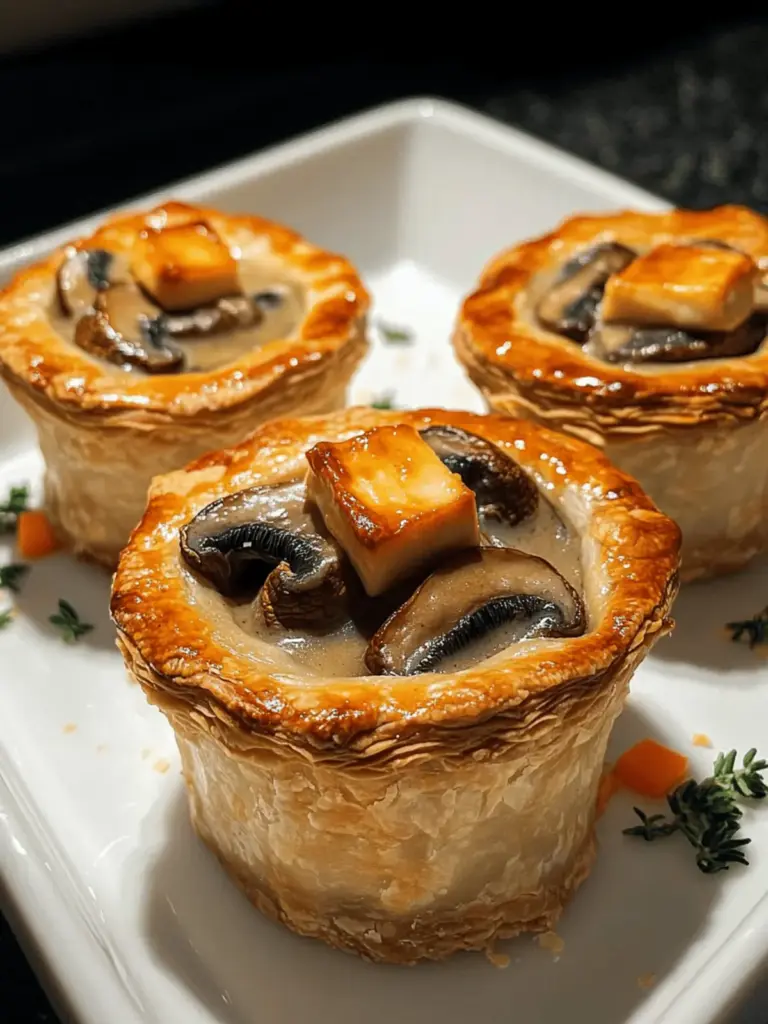 Magical Vegan Butter Mushroom Pies