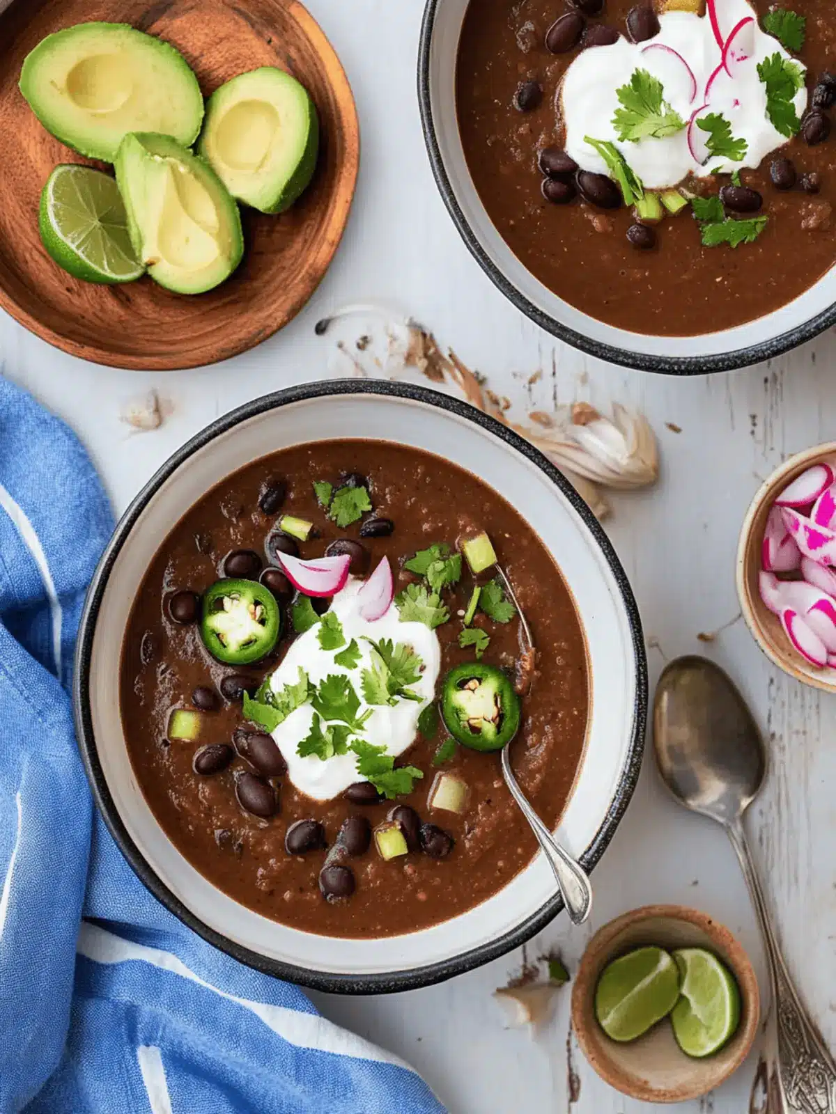 Creamy Black Bean Soup That's Simple, Spicy, and Delicious 5 Black Bean Soup