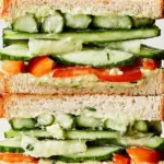 Loaded Cucumber & Avocado Sandwich