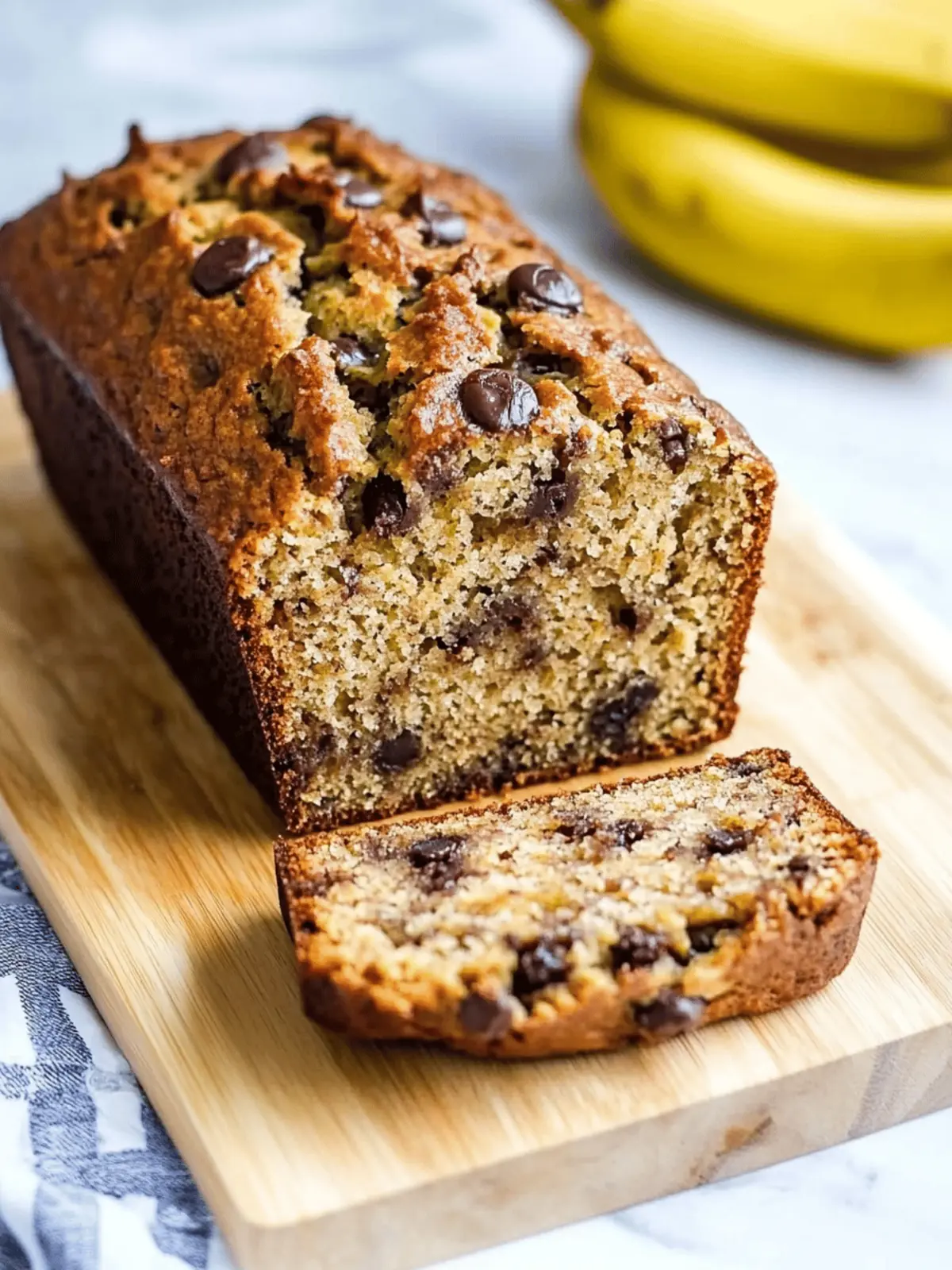 Irresistibly Moist Peanut Butter Banana Bread with Chocolate Chips 3 Peanut Butter Banana Bread