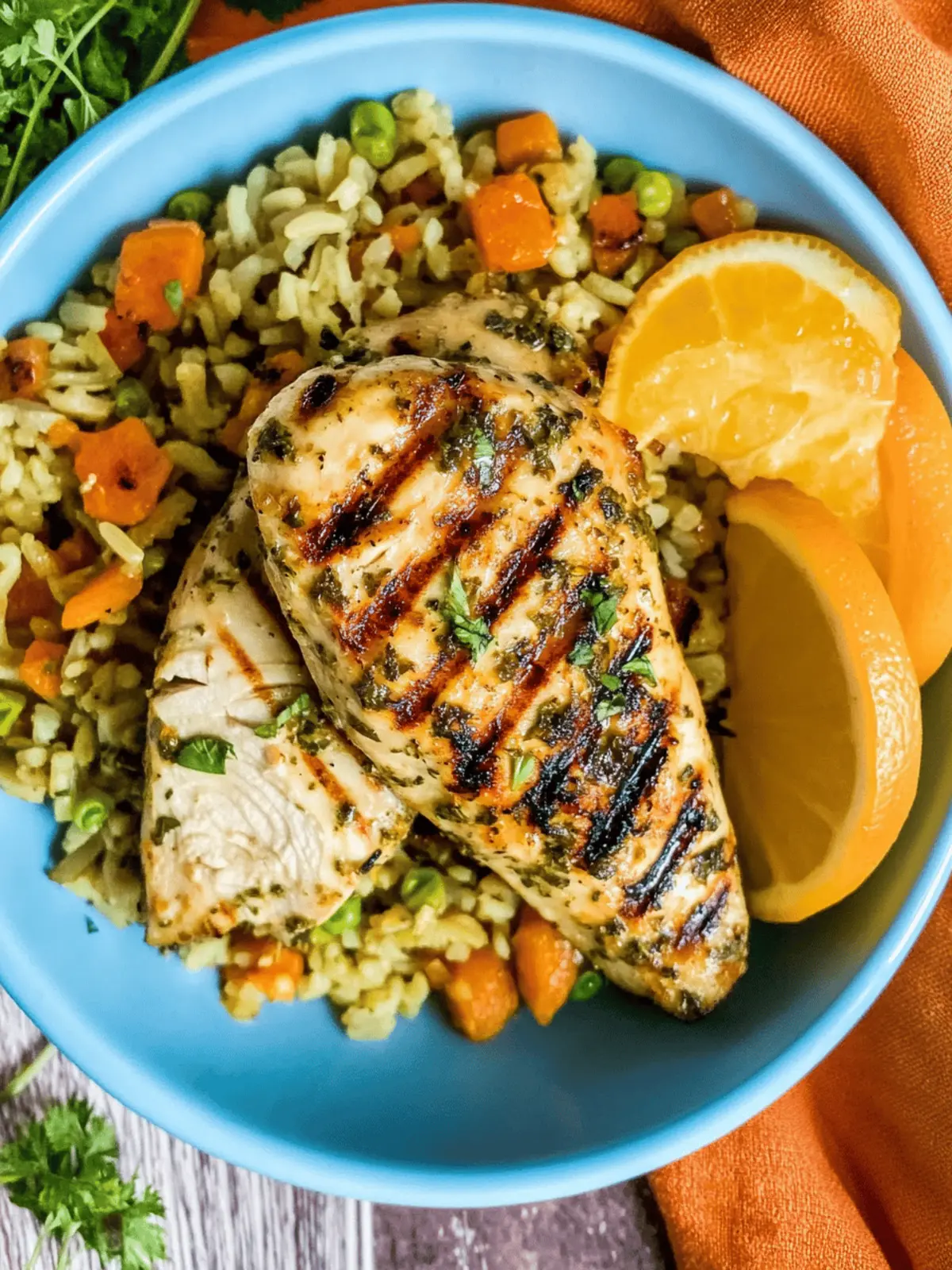 Armenian Herb Marinade Grilled Chicken Breasts