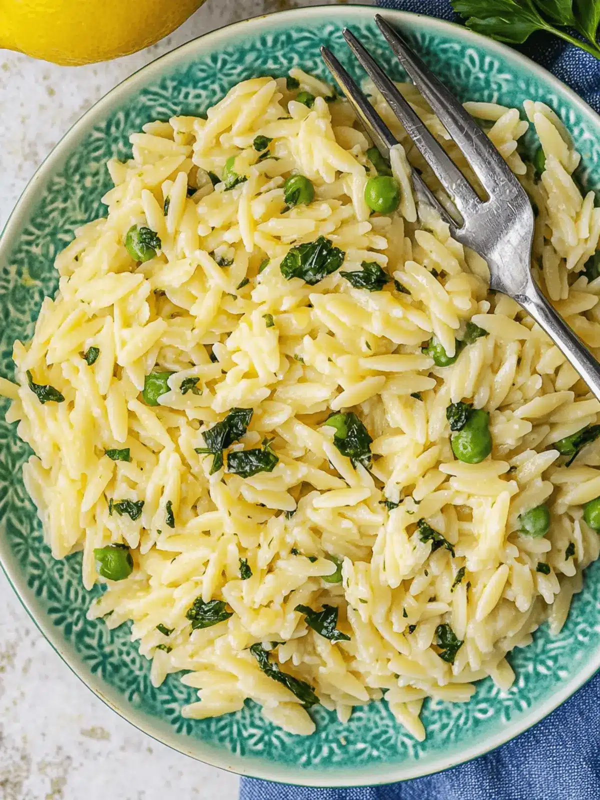 Lemon Orzo