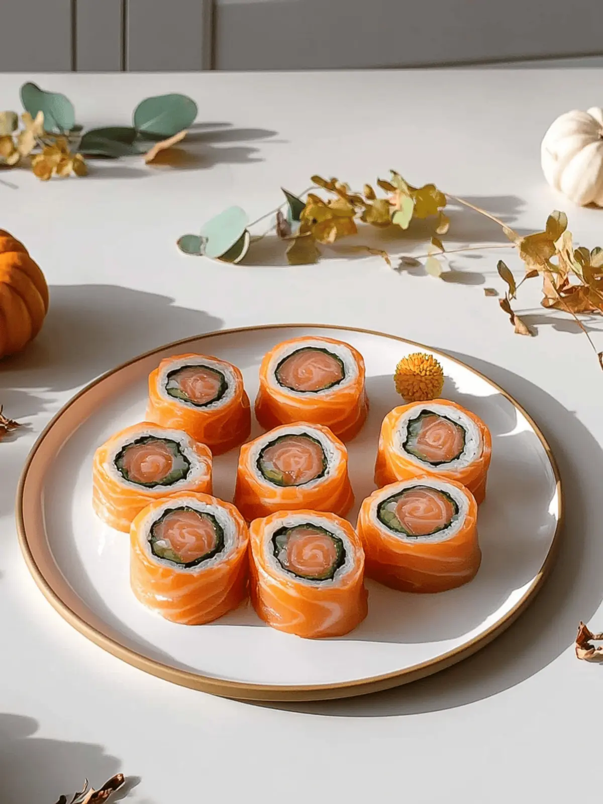 Delicious Pumpkin Salmon Rolls: Perfect Fall Appetizer Delight 4 Pumpkin Salmon Rolls