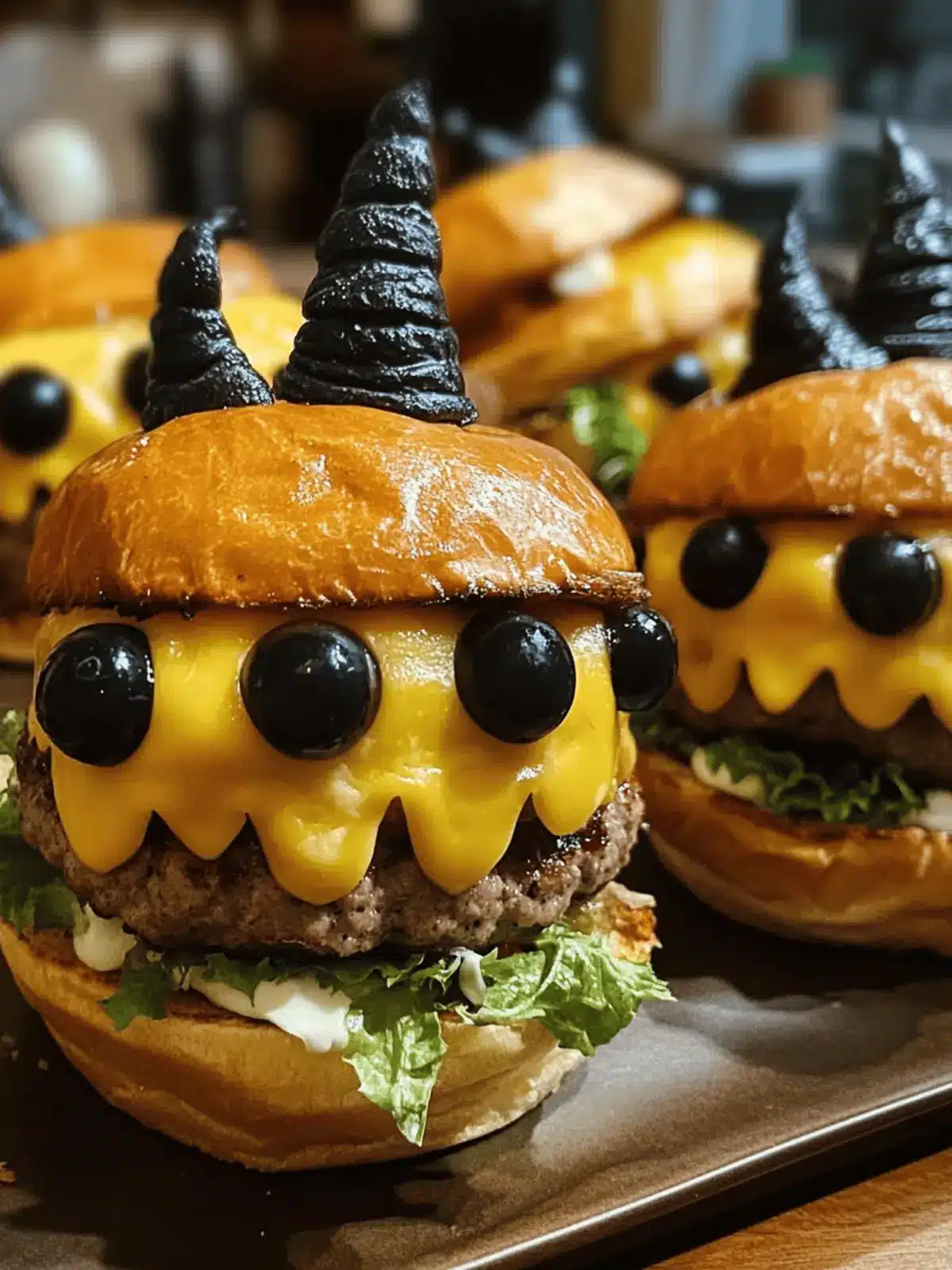 Spooky Monster Burgers Halloween: Fun Family Feast Ideas 2 Spooky Monster Burgers Halloween