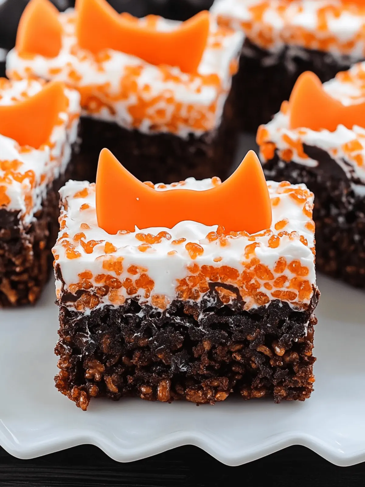 Delicious Halloween Brownie Rice Krispie Treats You’ll Love 3 Halloween Brownie Rice Krispie Treats
