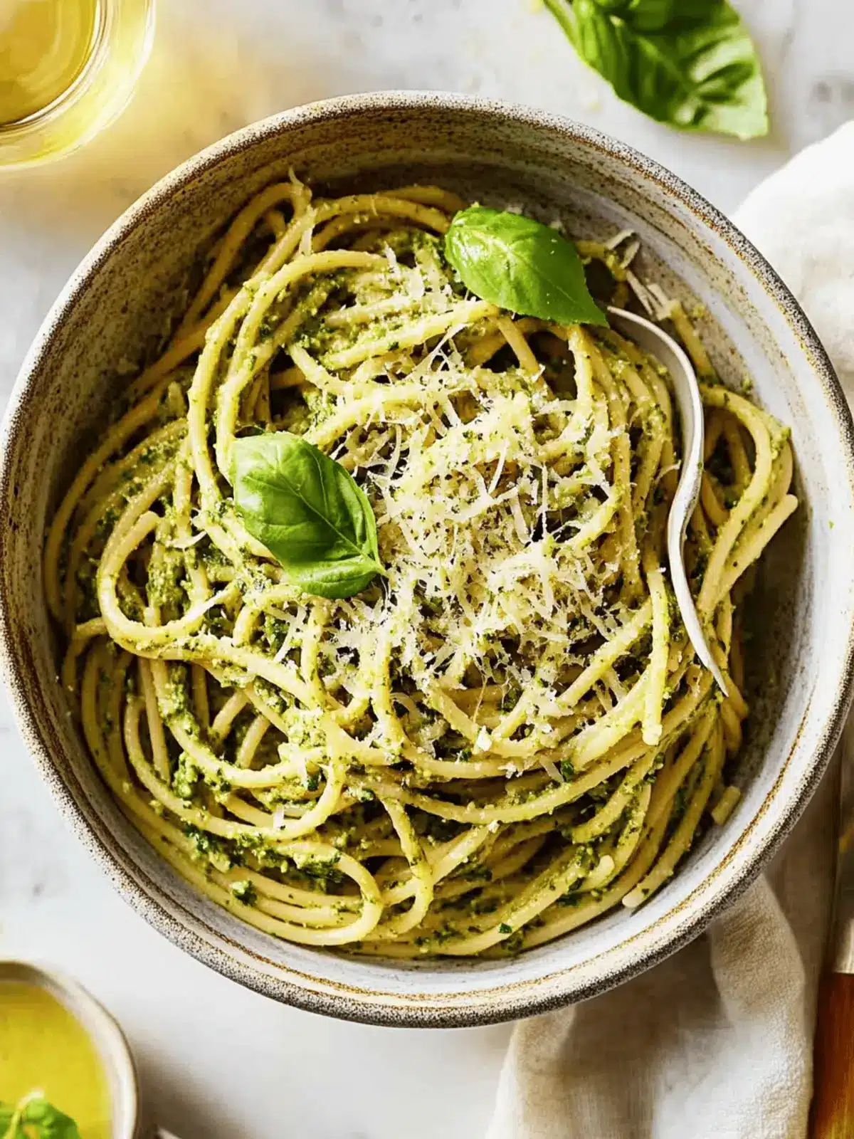 Easy Pesto Pasta