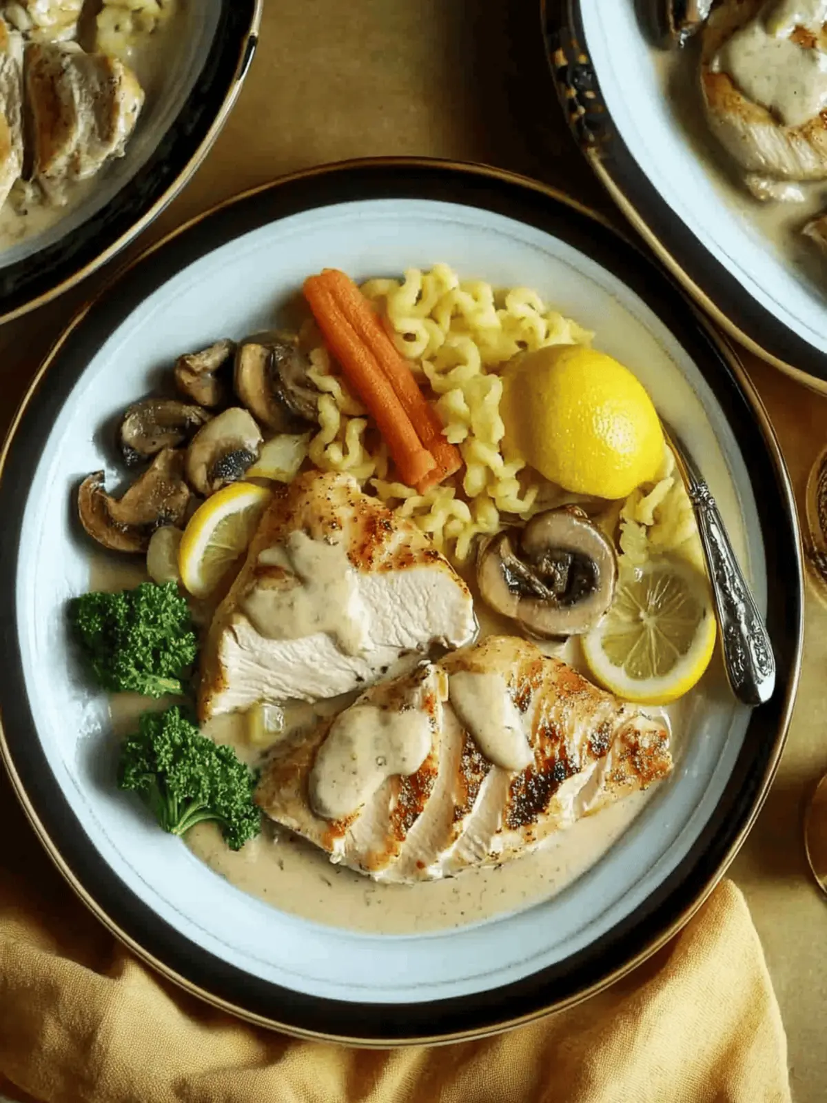 Chicken Breasts in Lemon Cream Sauce: A Weeknight Delight 3 Chicken Breasts in Lemon Cream Sauce