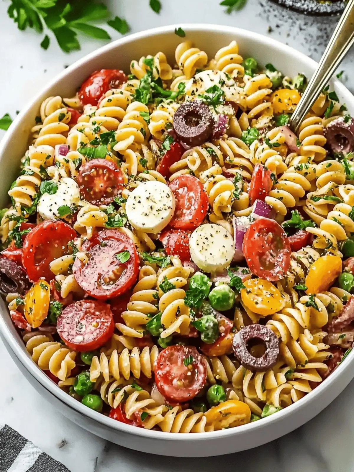 Quick Italian Pasta Salad (with 1 Secret Ingredient)