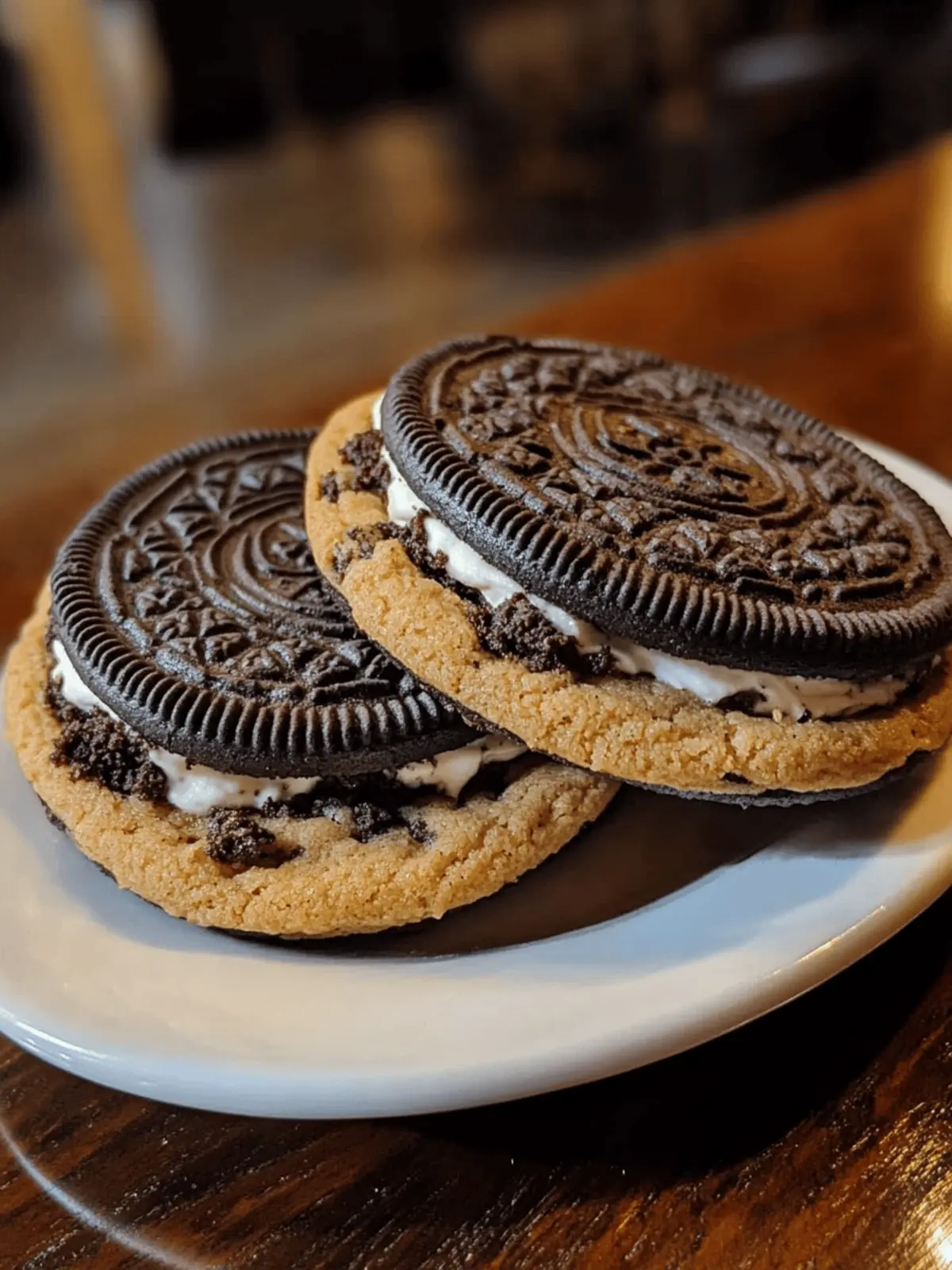 Spooky Stuffed Halloween Oreo Cookies
