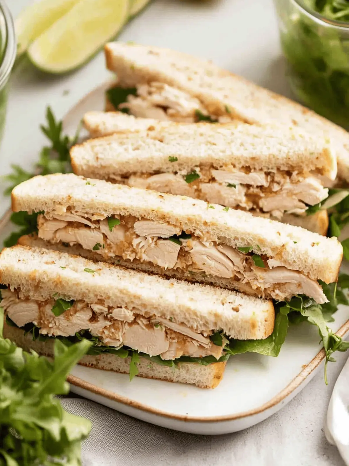 Gourmet Chicken Sandwiches for Perfect Picnics and Lunches 3 Chicken sandwiches – gatherings, picnics, lunches!