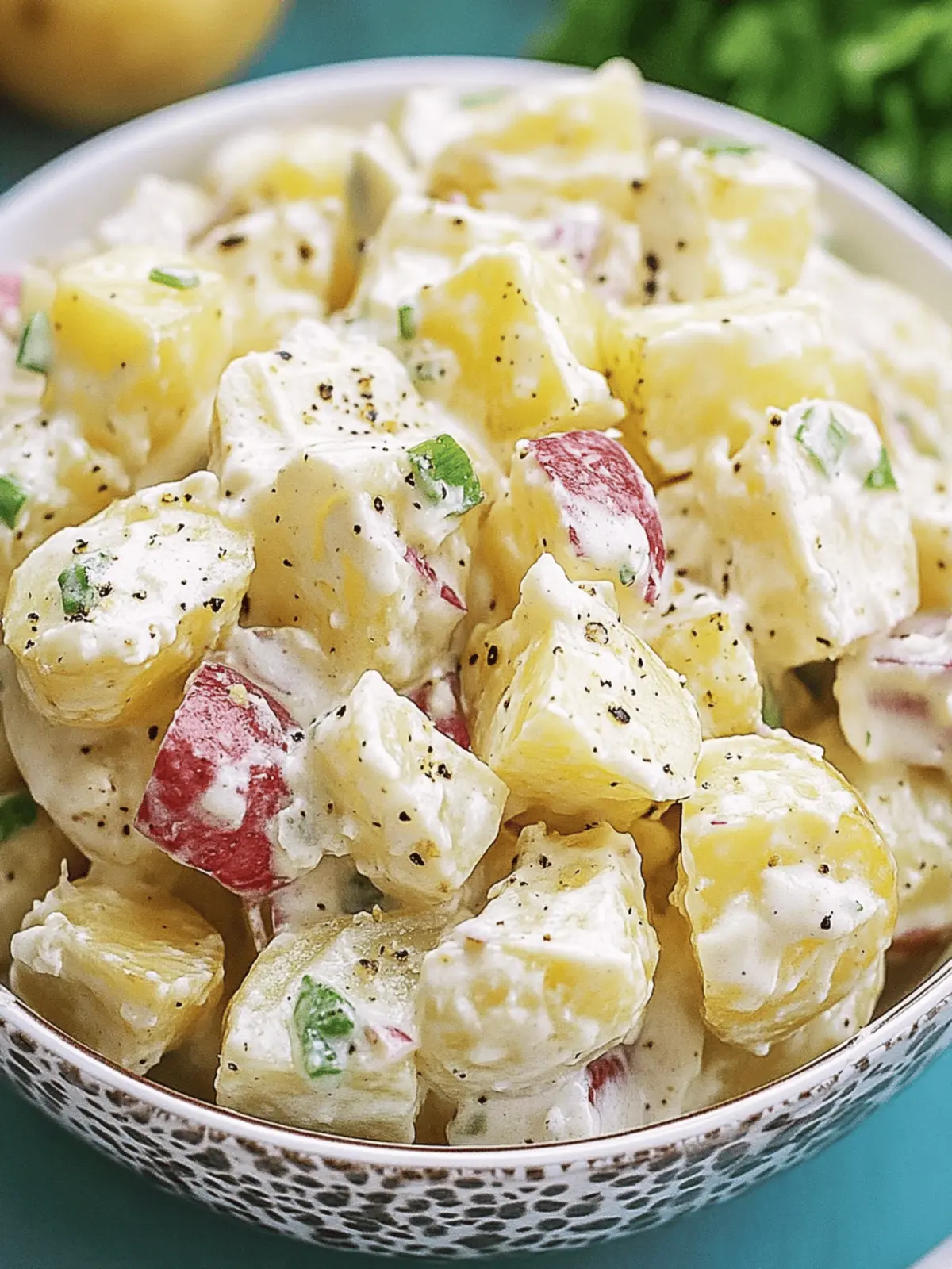 Creamy and Tangy Classic Potato Salad