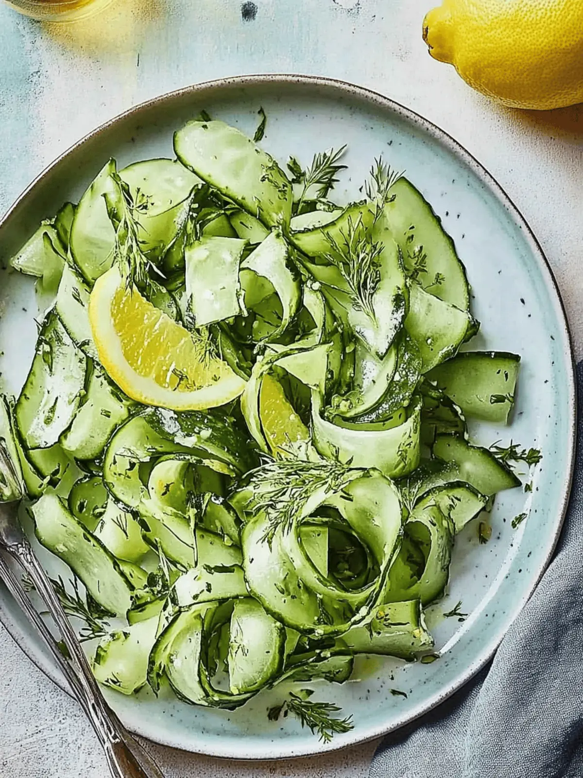 Herby Warm Cucumbers with Lemon: A Zesty Summer Delight 2 Herby warm cucumbers with lemon