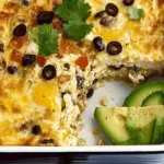 Breakfast Burrito Egg Casserole