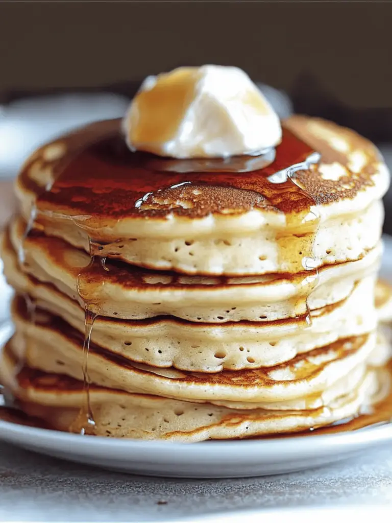 Fluffy Morning Pancakes