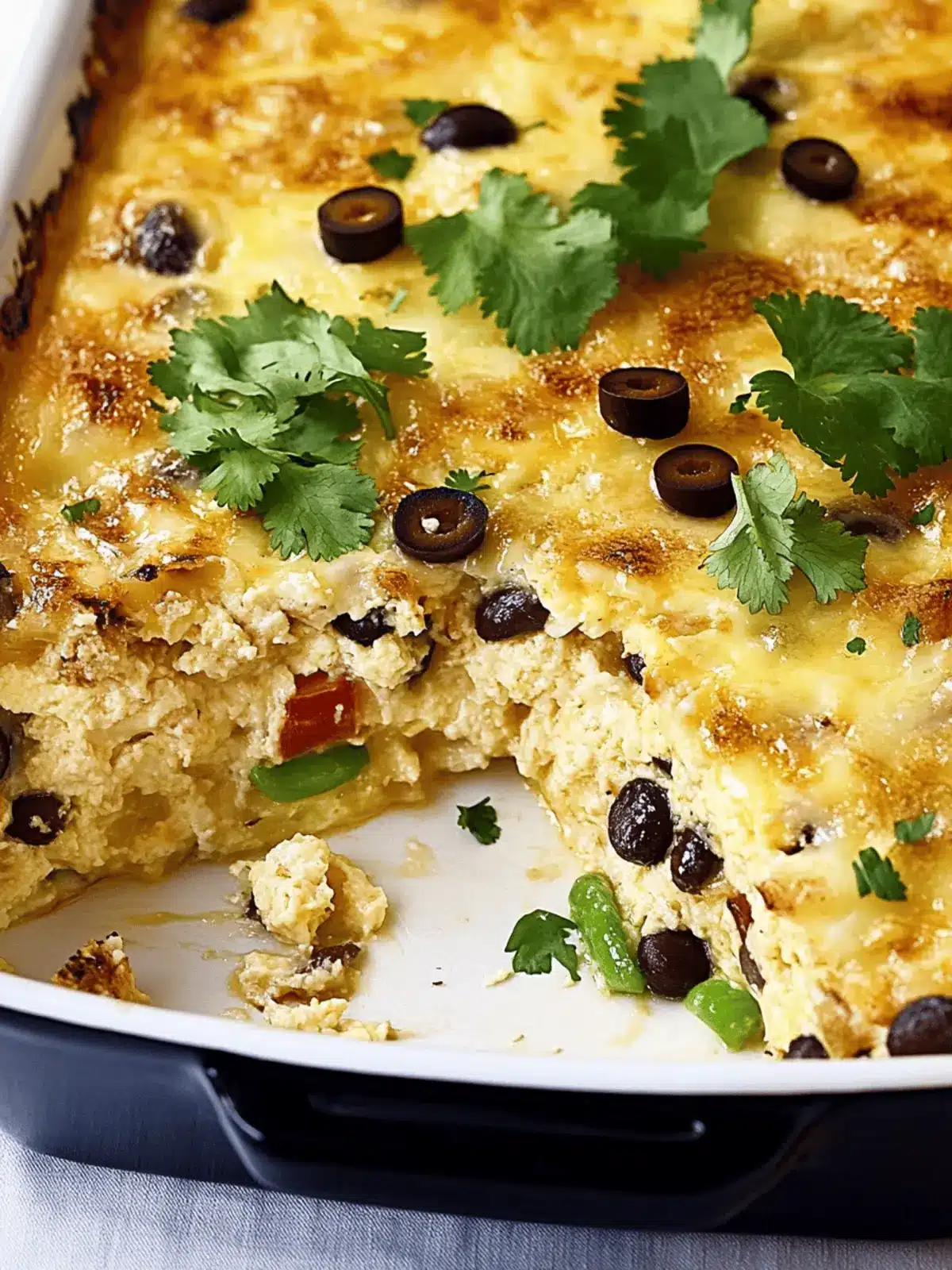 Breakfast Burrito Egg Casserole