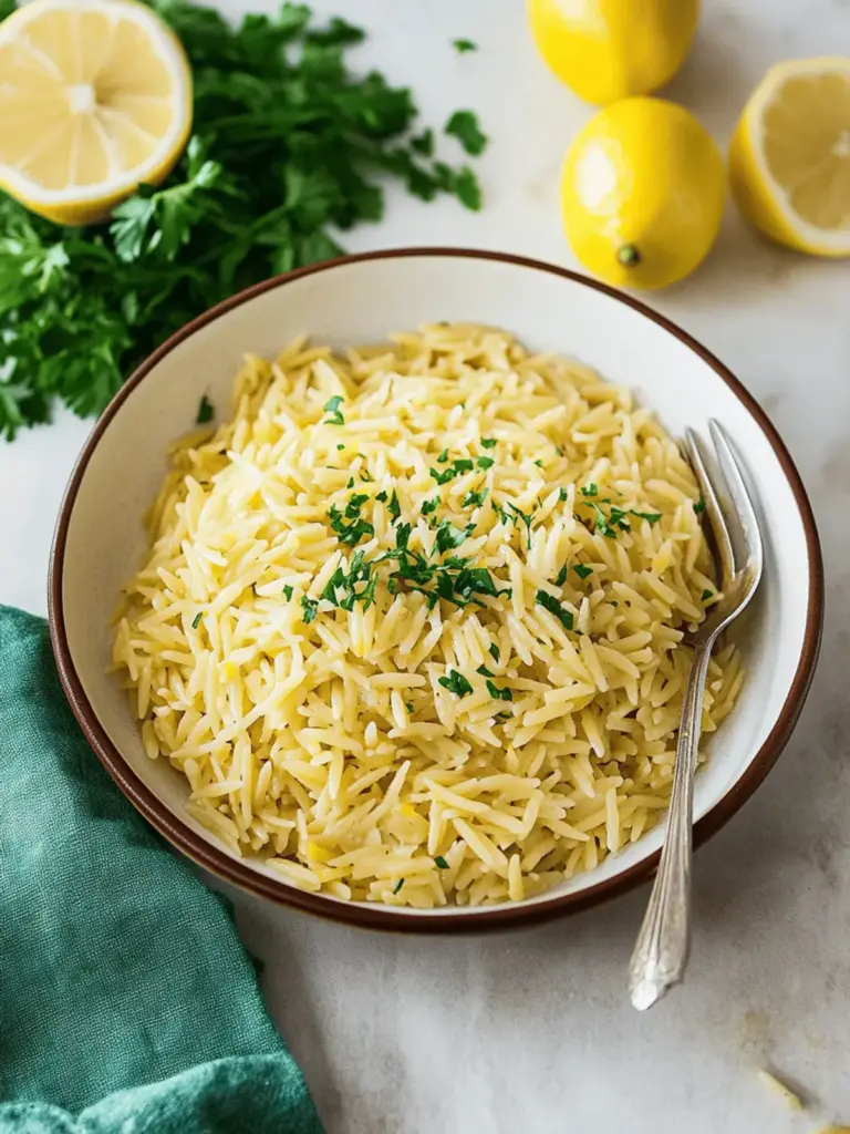 Lemon Orzo