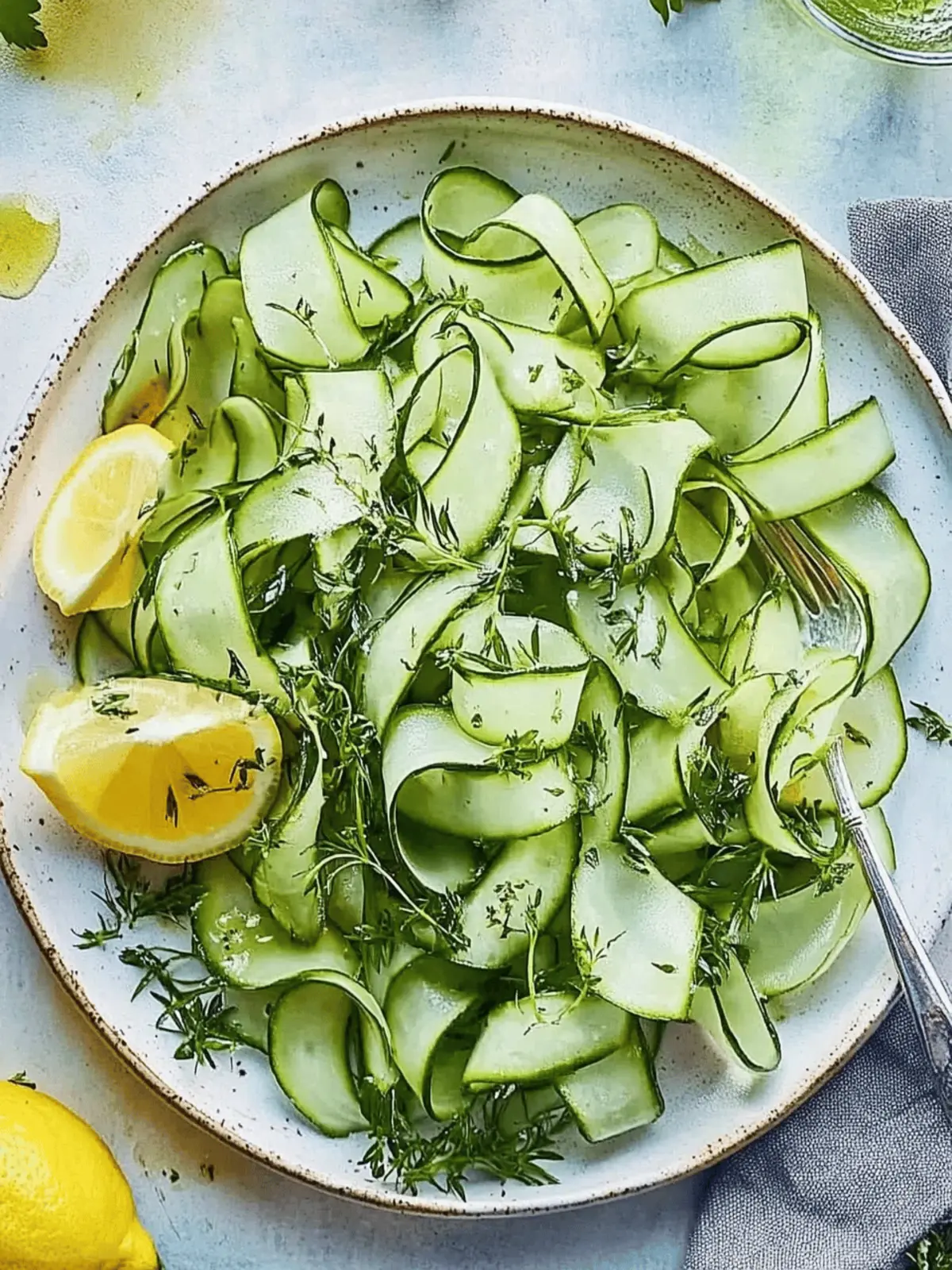 Herby Warm Cucumbers with Lemon: A Zesty Summer Delight 4 Herby warm cucumbers with lemon