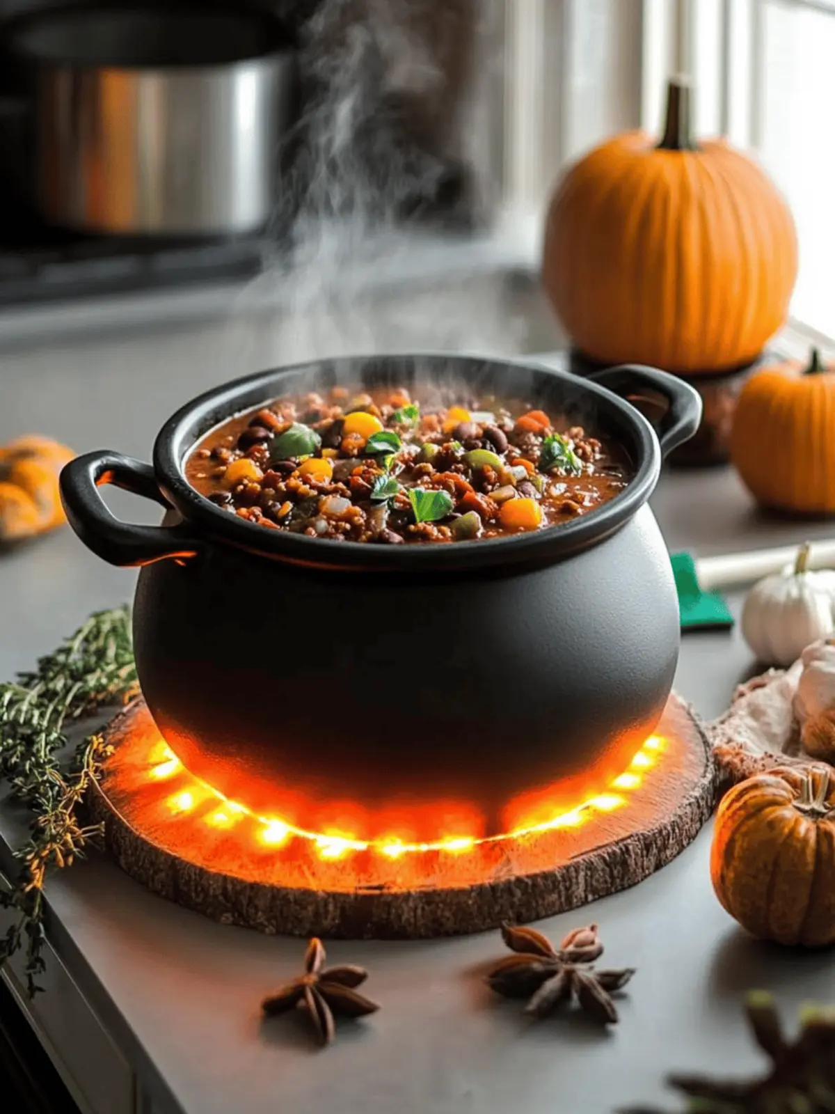 Witch’s Cauldron Chili Dinner: Spooky Flavors for Cozy Nights 3 Witch’s Cauldron Chili Dinner