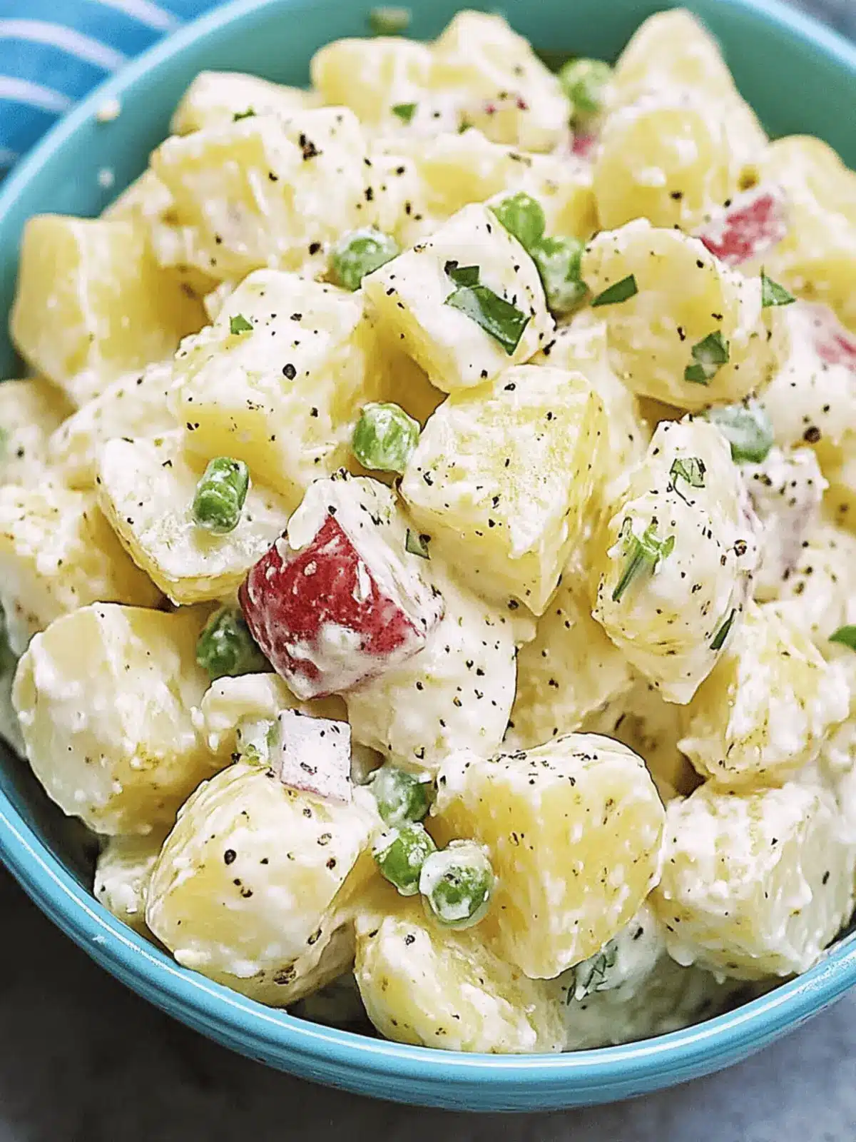 Creamy and Tangy Classic Potato Salad