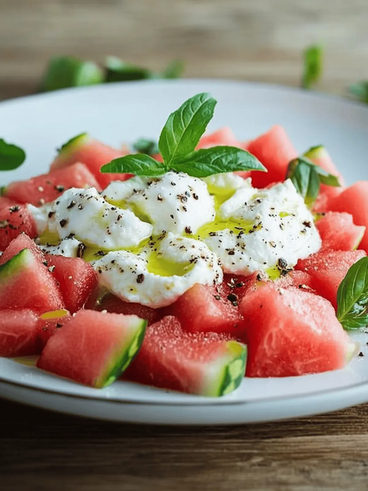 Watermelon Burrata Salad