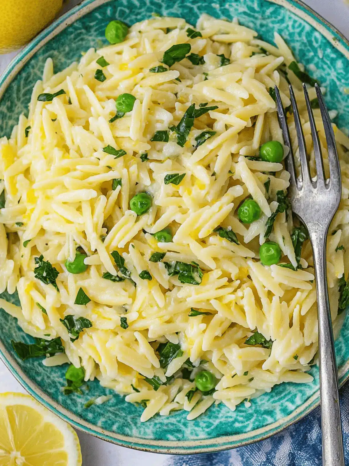 Lemon Orzo