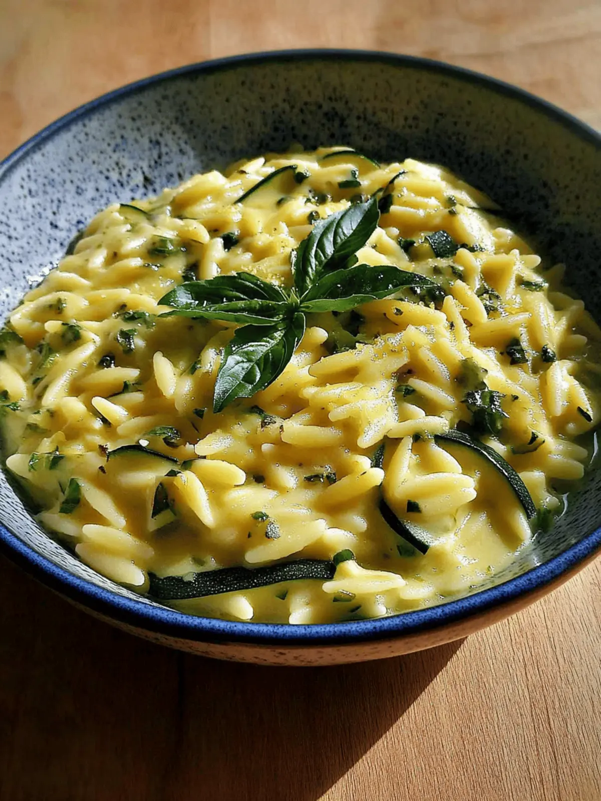Souper Creamy Lemon Butter Cheesy Zucchini Orzo: 1 Delicious Dish