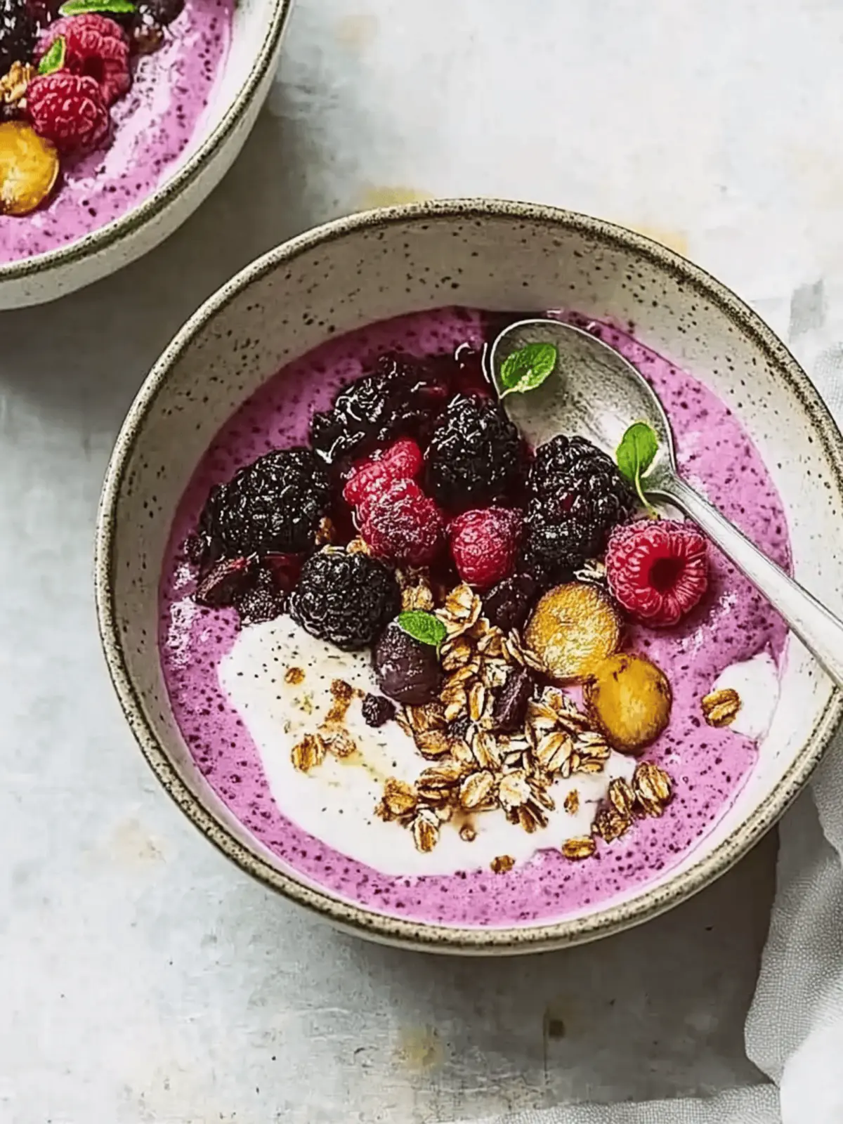 Black forest breakfast bowl