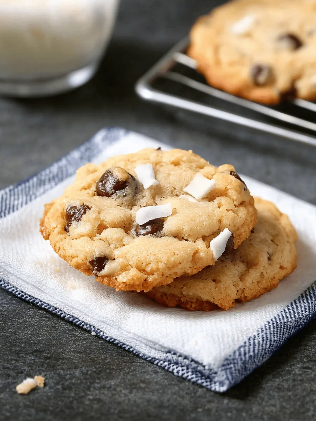 Tropical Coconut Chocolate Chip Cookies You’ll Crave Daily 3 Coconut Chocolate Chip Cookies