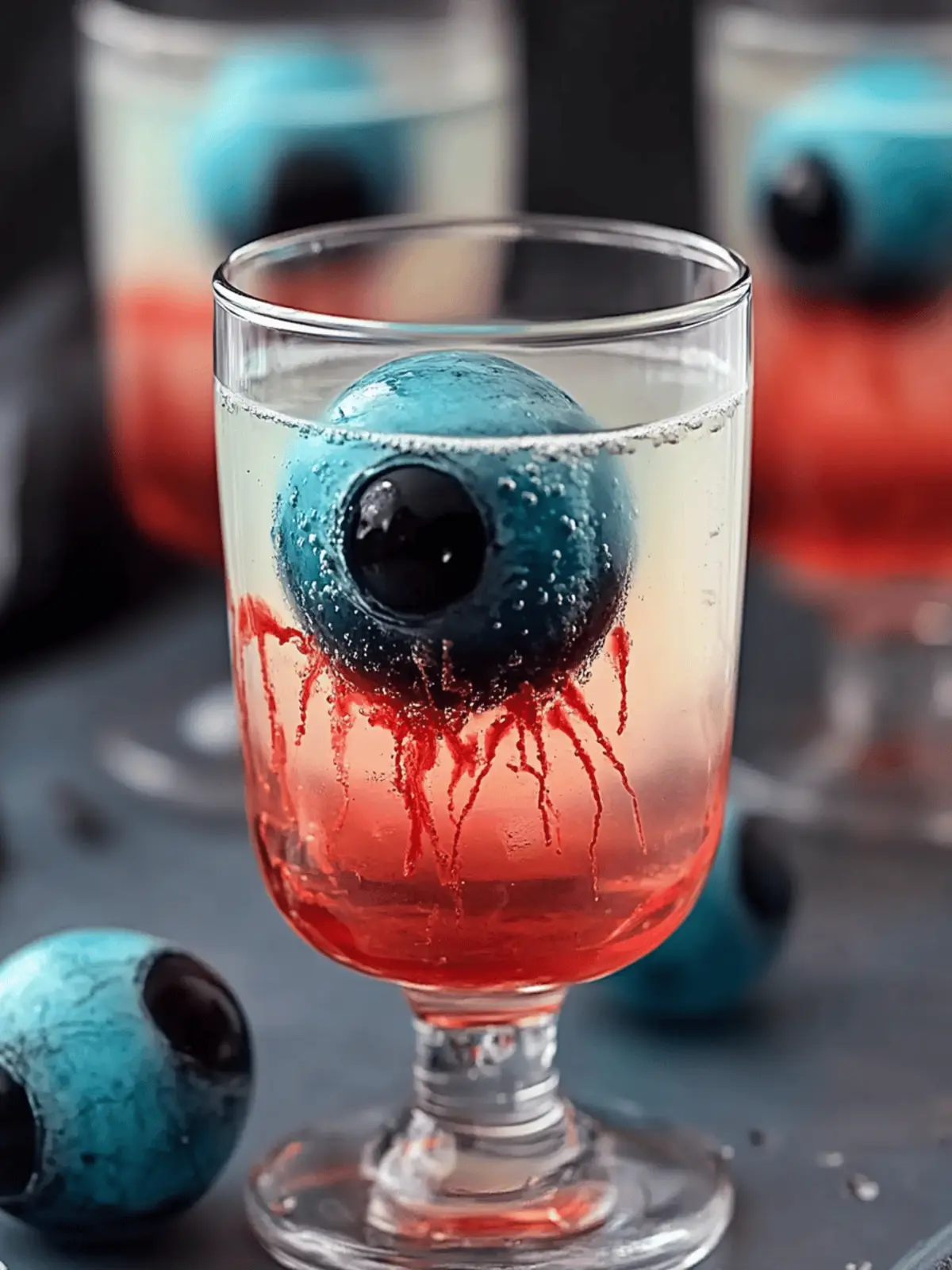 Spooky Halloween Eyeball Jello Shots