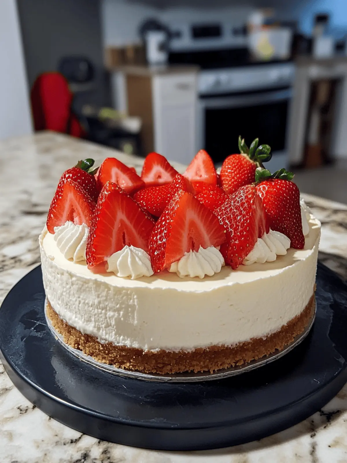 Strawberry Shortcake Cheesecake
