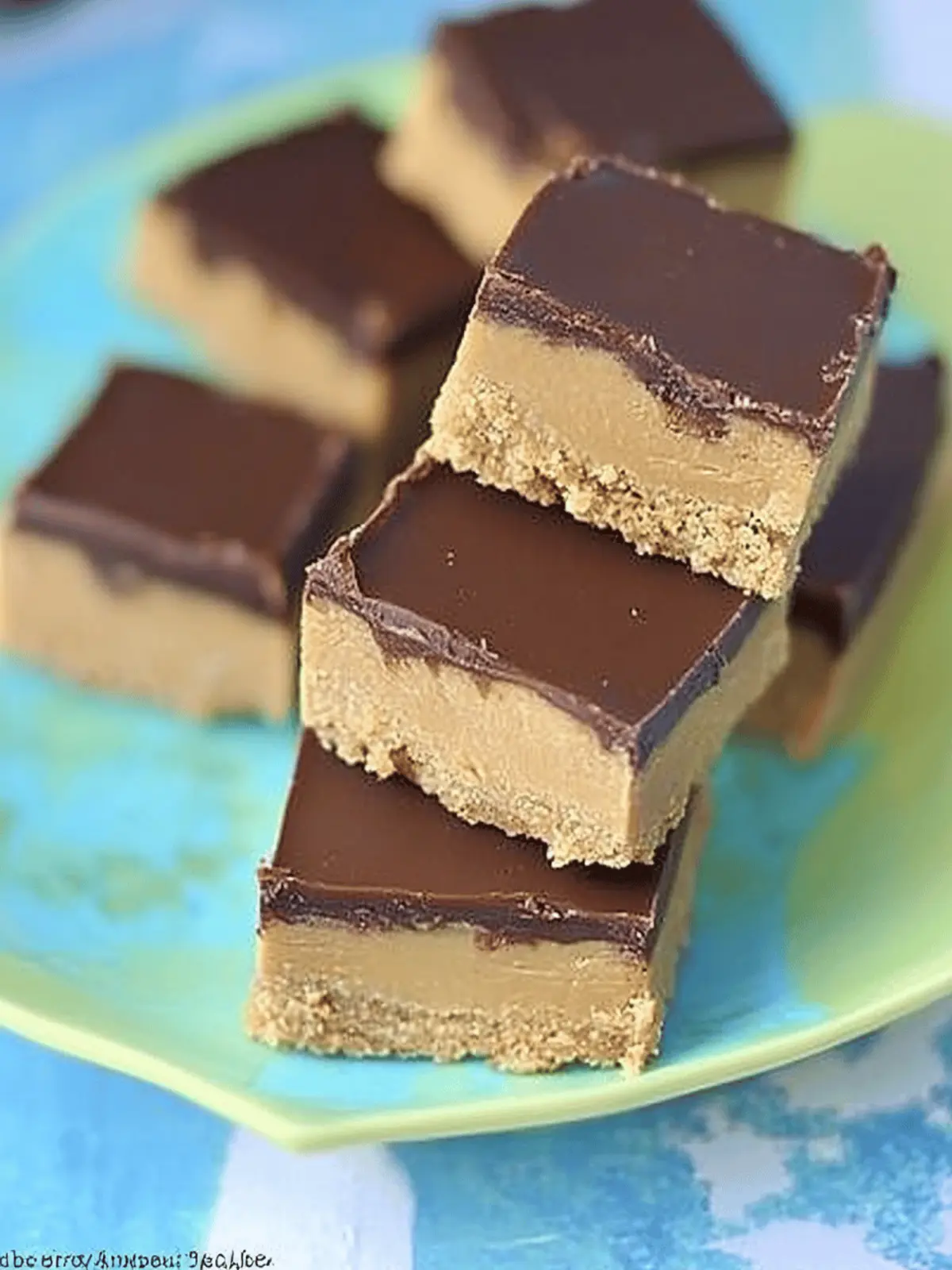 Reese’s Peanut Butter Bars {No Bake!}