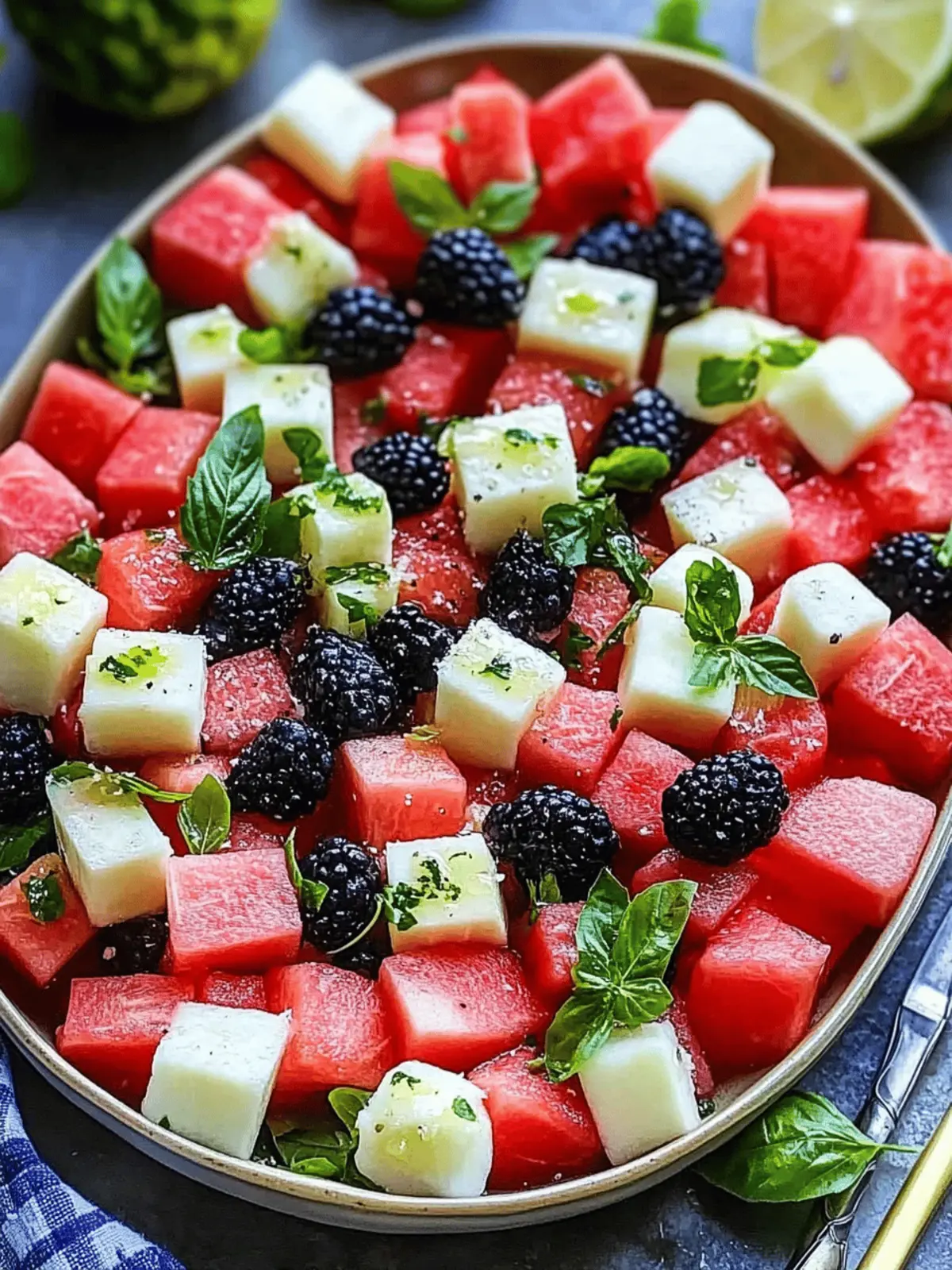 Refreshing Watermelon Salad Recipe for Summer Bliss