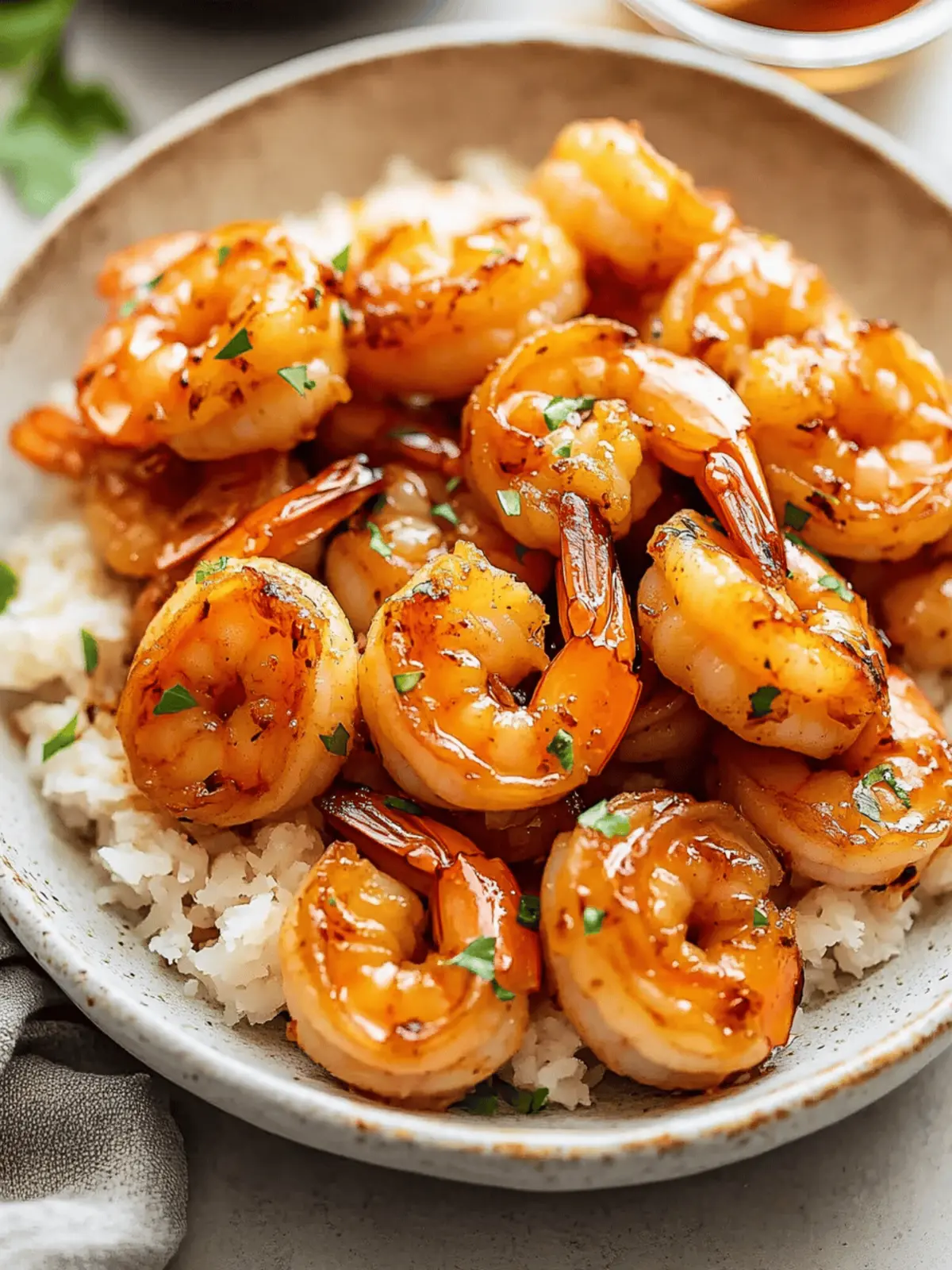 10 Minute Honey Garlic Shrimp