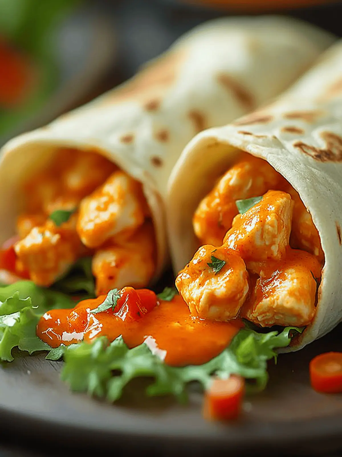 Spicy Buffalo Chicken Wraps for a Quick Flavor Explosion 3 Spicy Buffalo Chicken Wraps