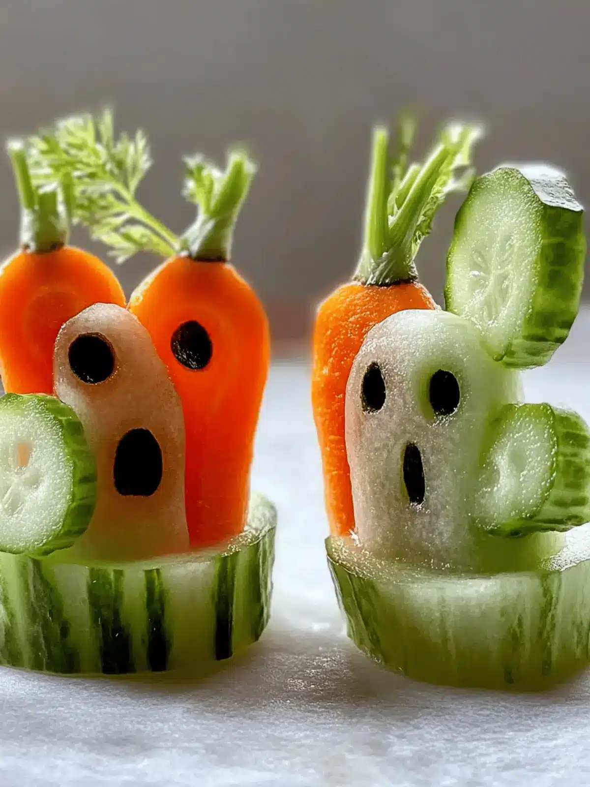 The Carrot Ghosts and Cucumber