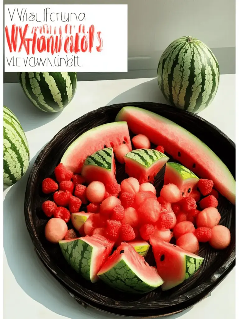 Vomiting Watermelon Fruit Tray