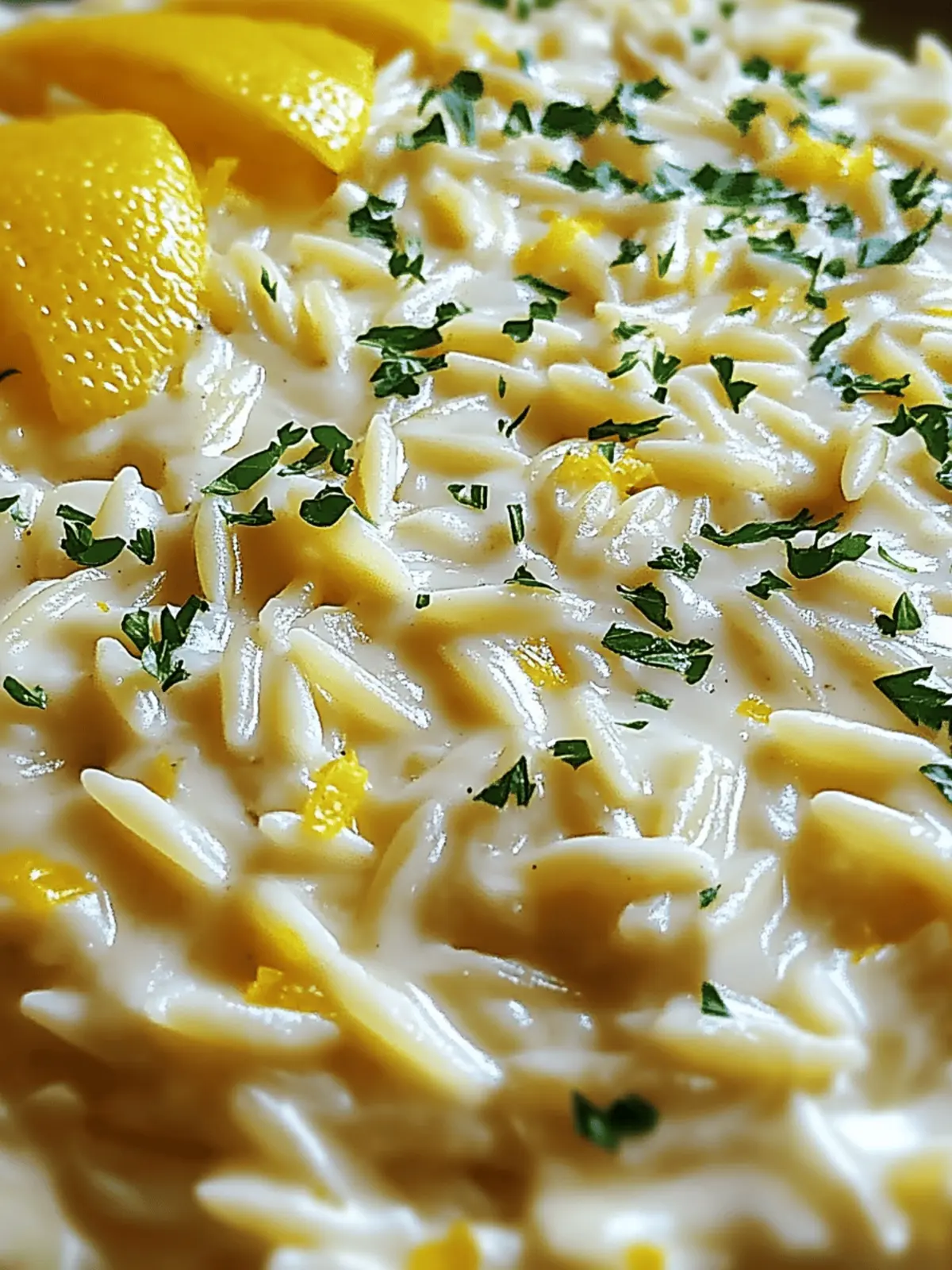 Creamy Lemon Garlic Orzo Easy and Flavorful Meal