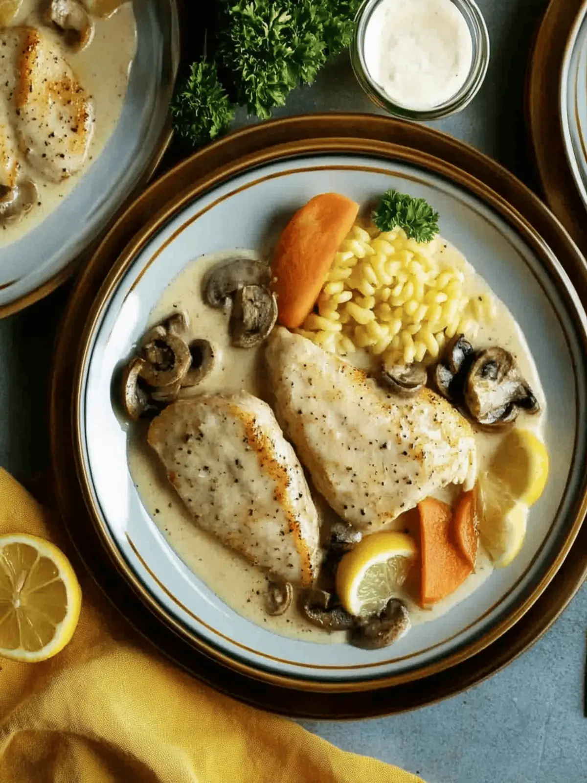 Chicken Breasts in Lemon Cream Sauce: A Weeknight Delight 4 Chicken Breasts in Lemon Cream Sauce