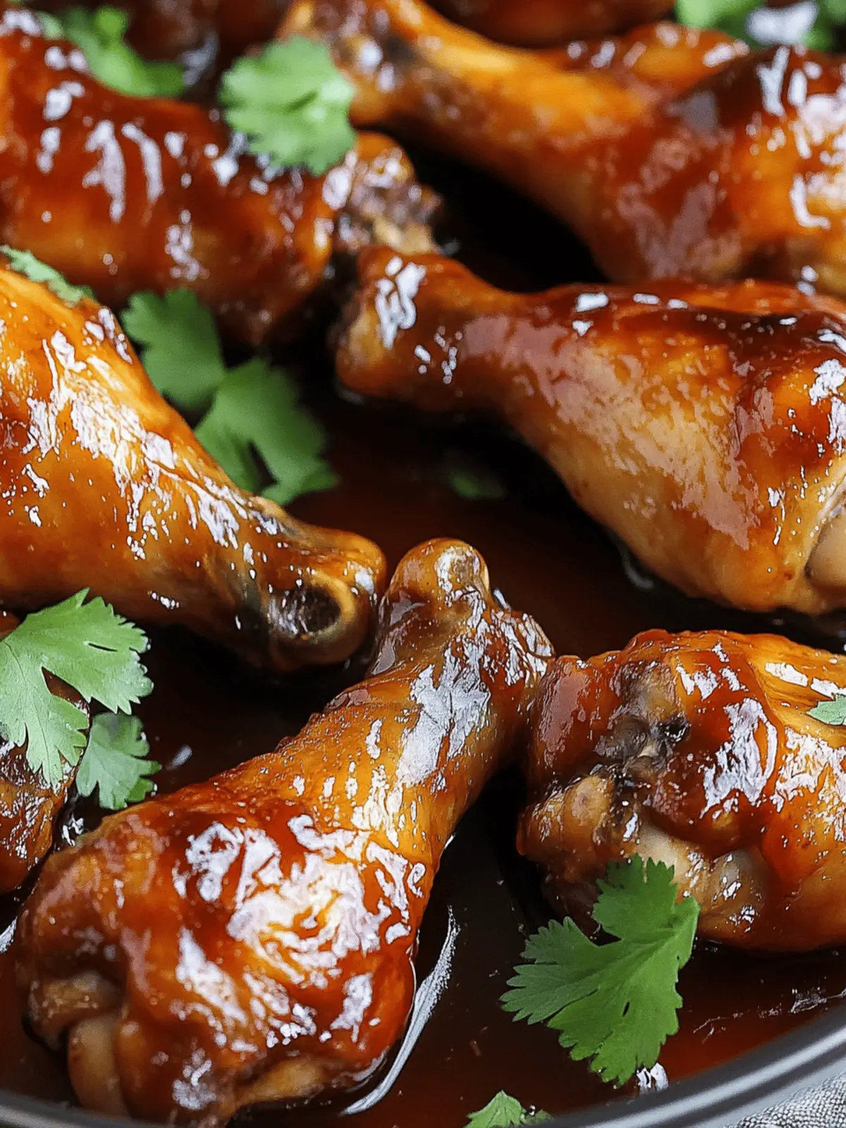 Sweet and Savory Caramelized Chicken Drumsticks & Wings