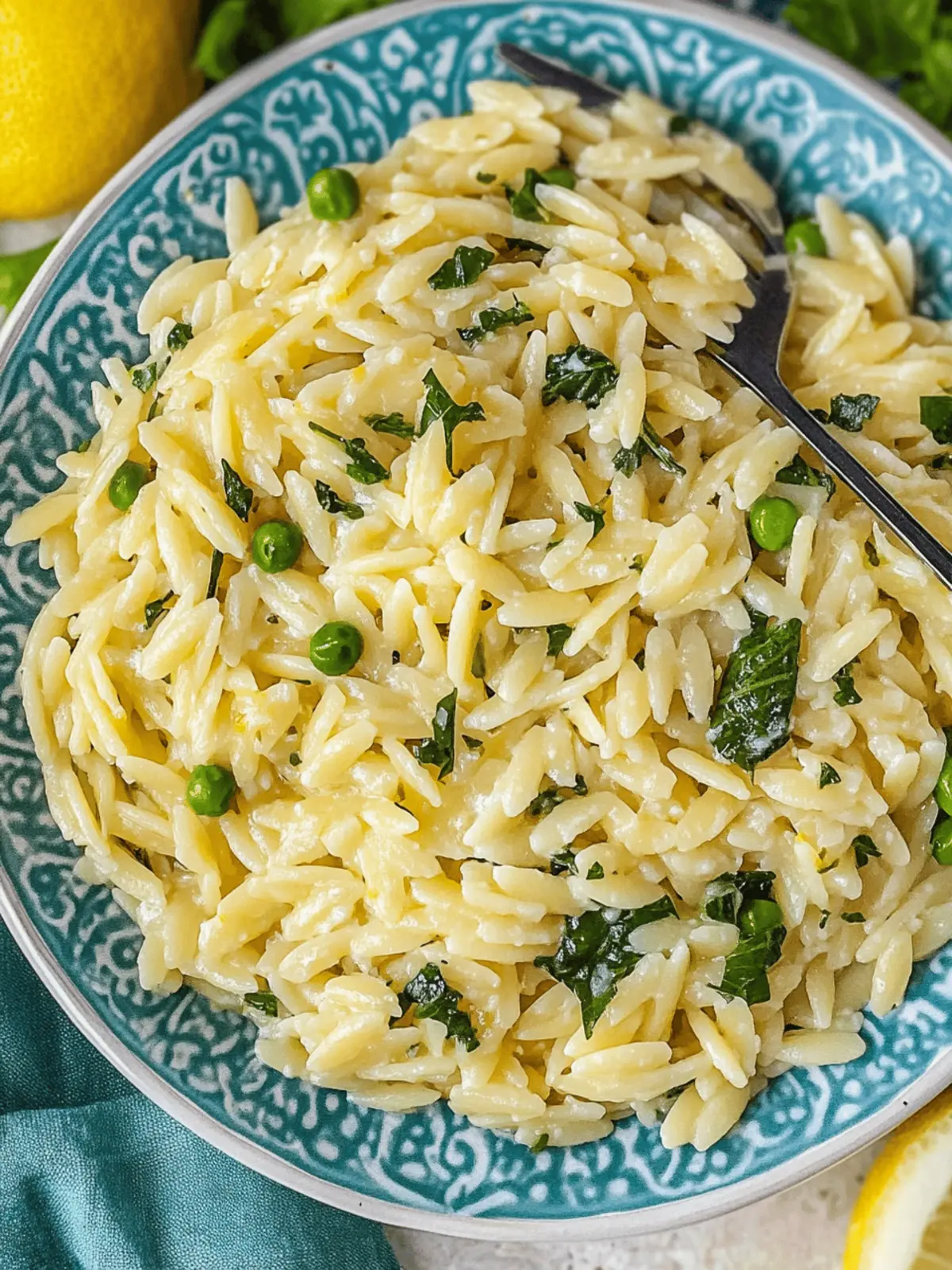 Lemon Orzo