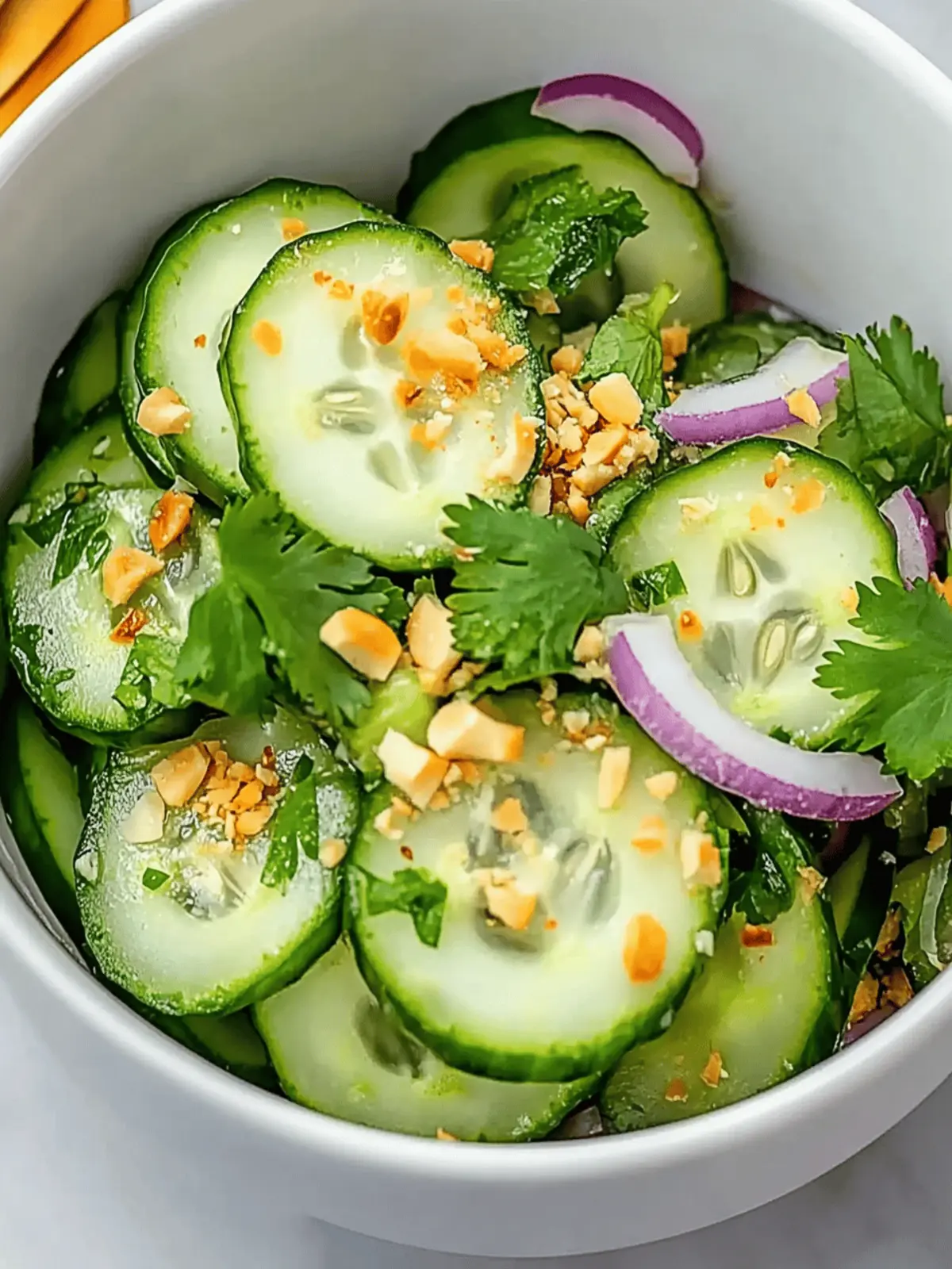 Juicy Thai Cucumber Salad for a Refreshing Summer Side 4 Juicy Thai Cucumber Salad