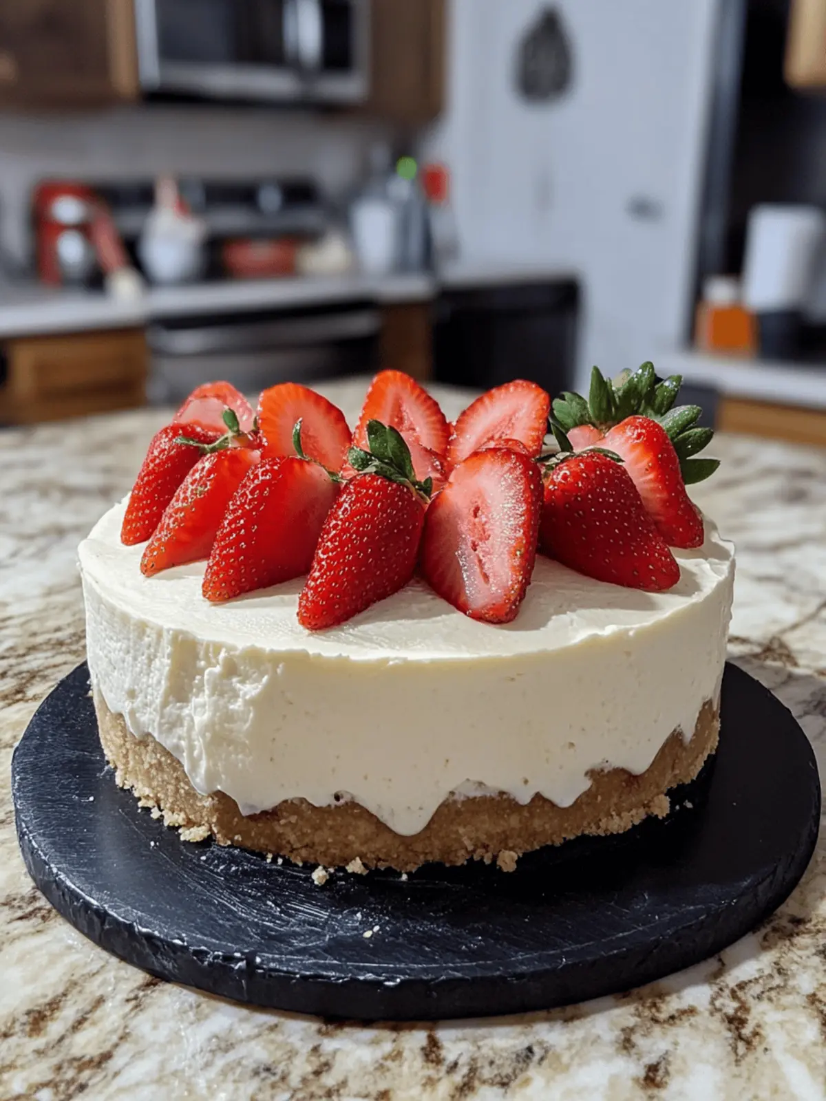 Strawberry Shortcake Cheesecake