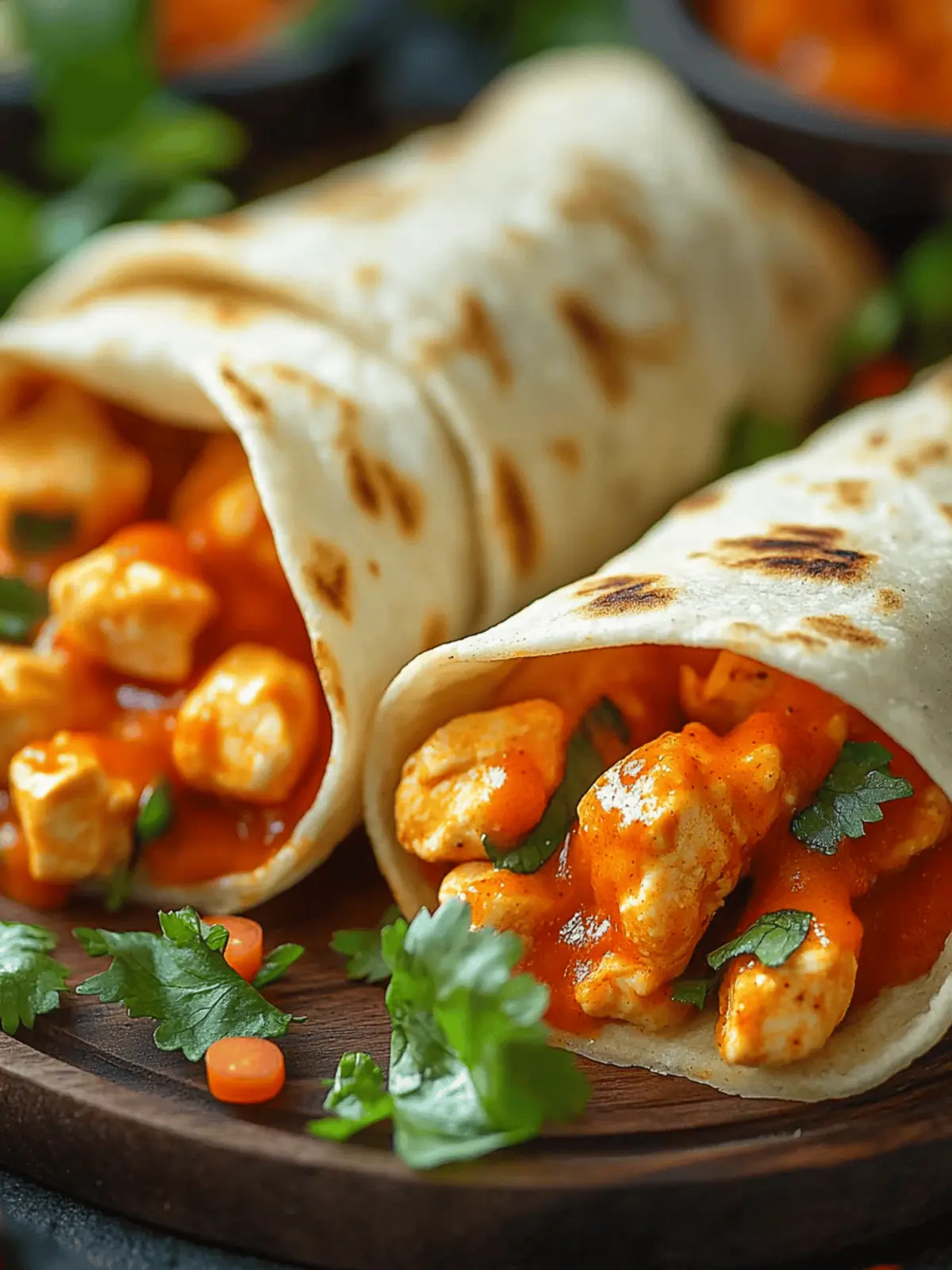Spicy Buffalo Chicken Wraps for a Quick Flavor Explosion 4 Spicy Buffalo Chicken Wraps
